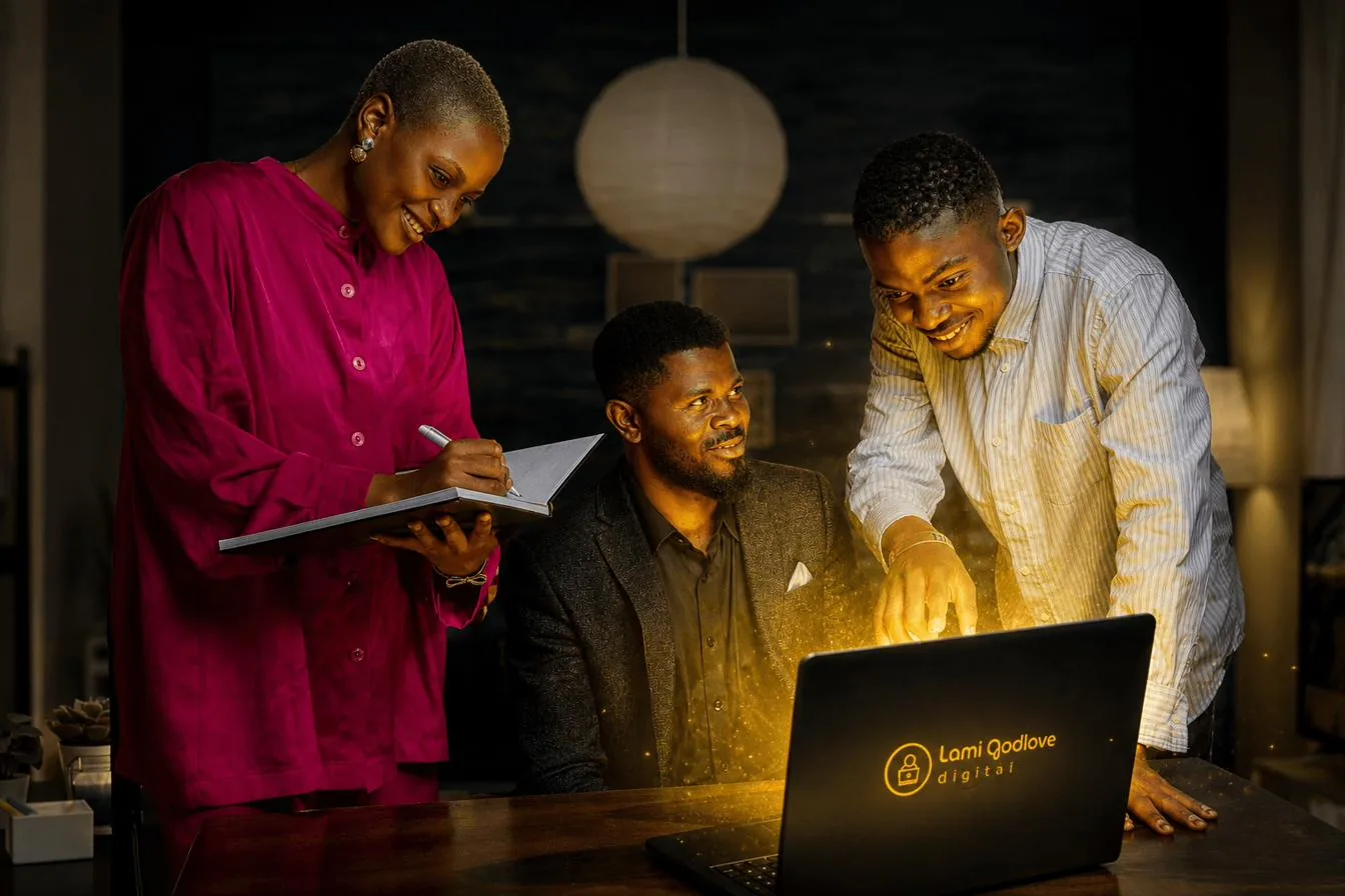 Lami Godlove Digital team in Cameroon — website design, SEO and copywriting specialists